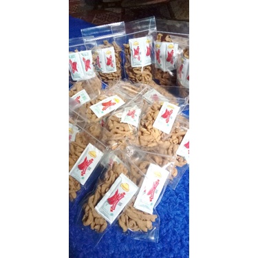 

Kripik usus + sambal