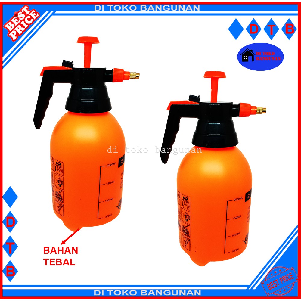 Semprotan Air 2 Liter Orange Tebal Alat Semprot Tanaman