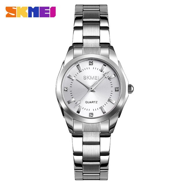 Jam Tangan Wanita / SKMEI 1620 Women Analog / Jam Tangan Stainless Steel / SKMEI