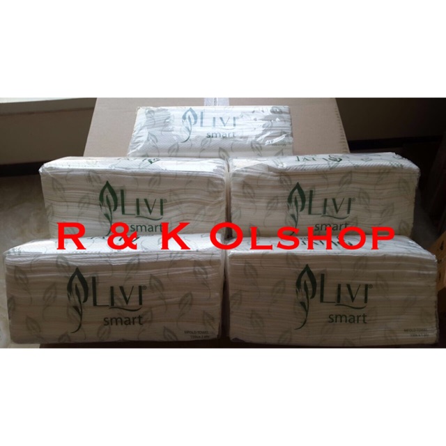 Tisu toilet / tissu livi / hand towel / handtowel livi / tisu dapur / towel multifold