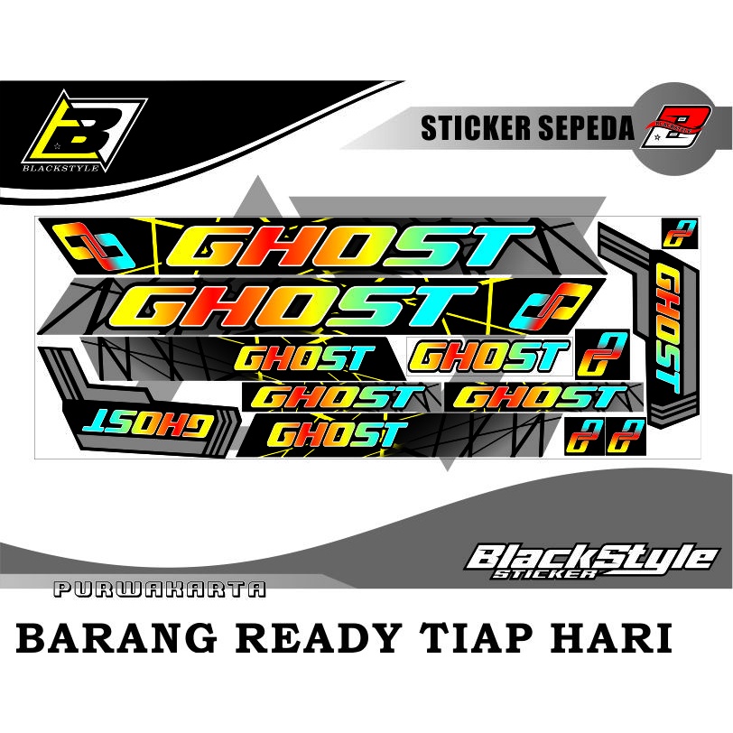 STICKER BUAT SEPEDA UNIVERSAL VARIASI / STRIPING SEPEDA MTB ALL STICKER MOTIF STRIPING SETIKER