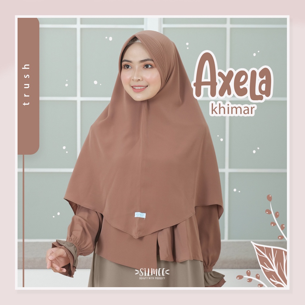 KHIMAR INSTAN SYARI AXELA COUPLE SET DAN RESTOK SILMEE INDONESIA (KHIMAR SAJA)