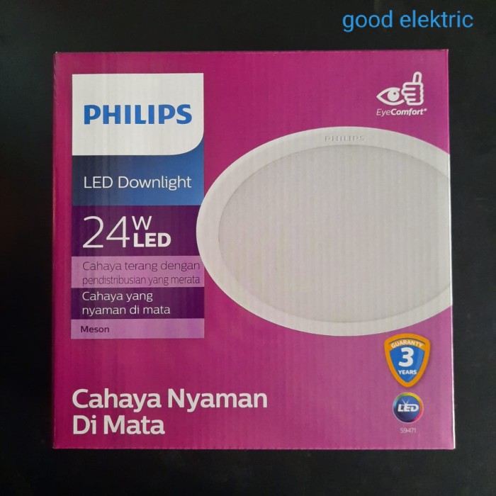 PHILIPS LED DOWNLIGHT MESON 24 WATT 6500K