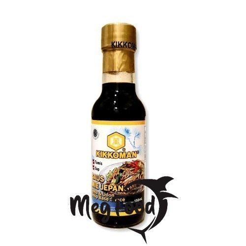 

Kikkoman Saus Sup Udon Soba Shoyu- Soup Base Sauce Halal 150 ml