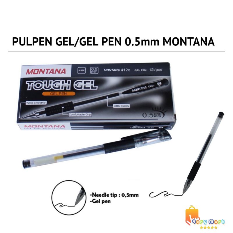 

PULPEN GEL 0.5mm | Bolpen Gel Serbaguna
