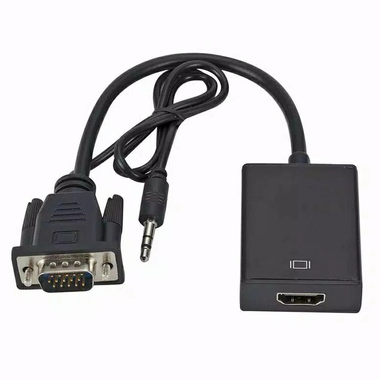 Kabel Converter VGA to HDMI + Audio