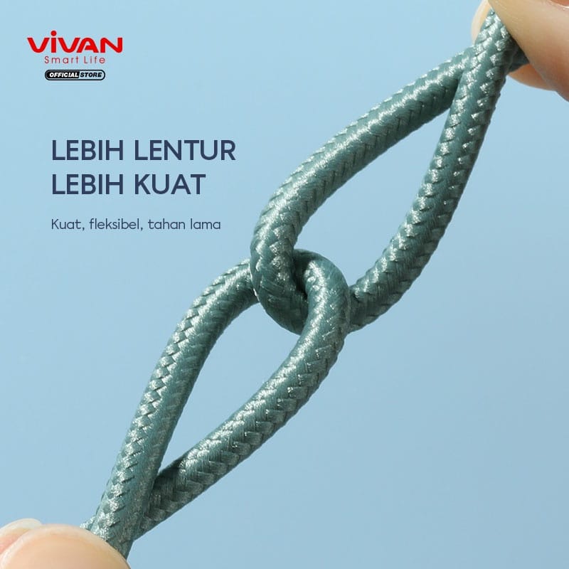 A_   VIVAN BWL100S KABEL DATA 90 LIGHTNING FAST CHARGING