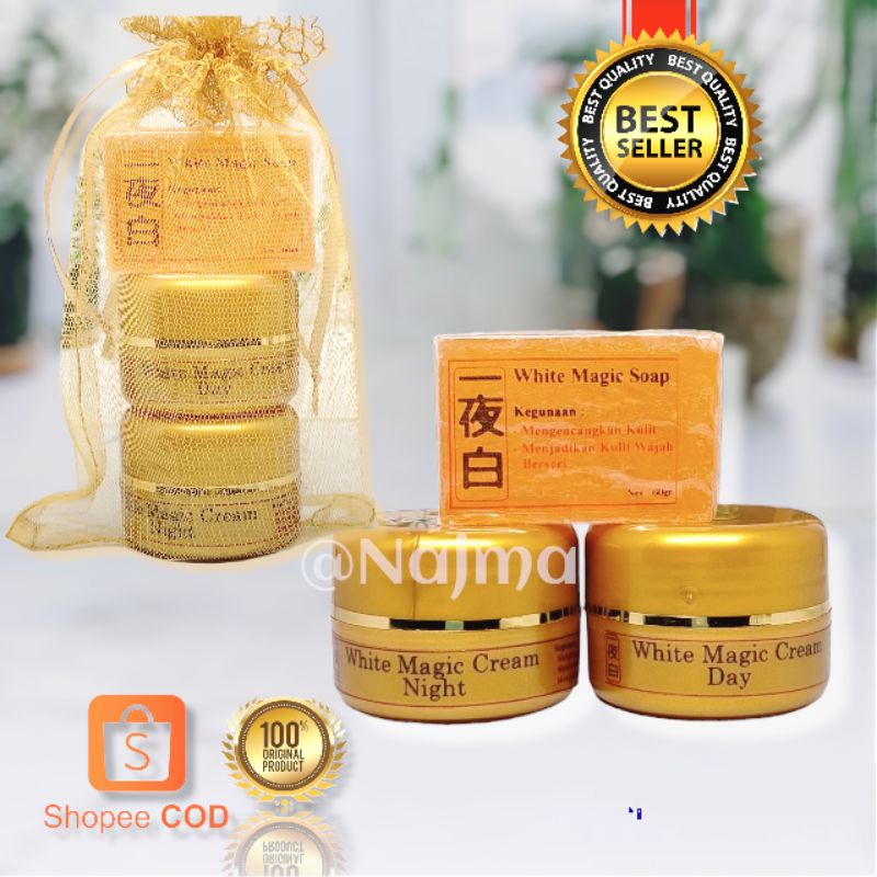 CREAM MAGIC KOREA 3 IN 1 - CREAM PEMUTIH WAJAH ORIGINAL