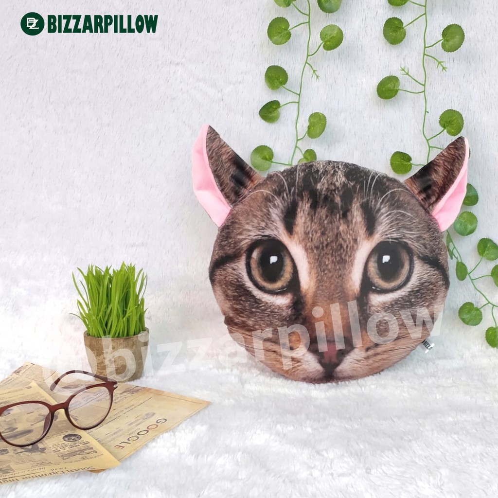 Bizzarpillow Bantal Sofa Bantal Kepala Kucing size M BZ052