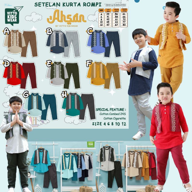 SETELAN KOKO KURTA ROMPI AHSAN