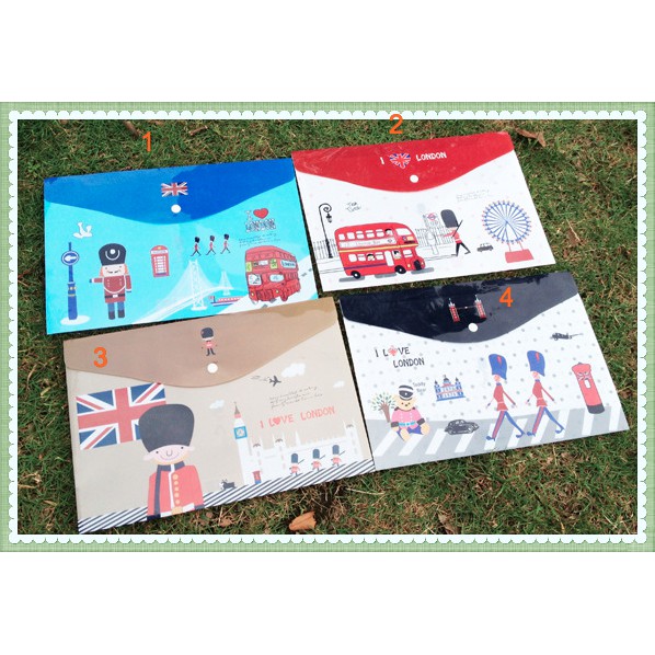 

SALE!!! TERLARIS!!! Map A4 Plastik I Love London TERBARU
