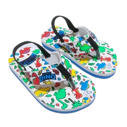 Sandal Bayi Motif GREEN DINO Terbaru Lucu