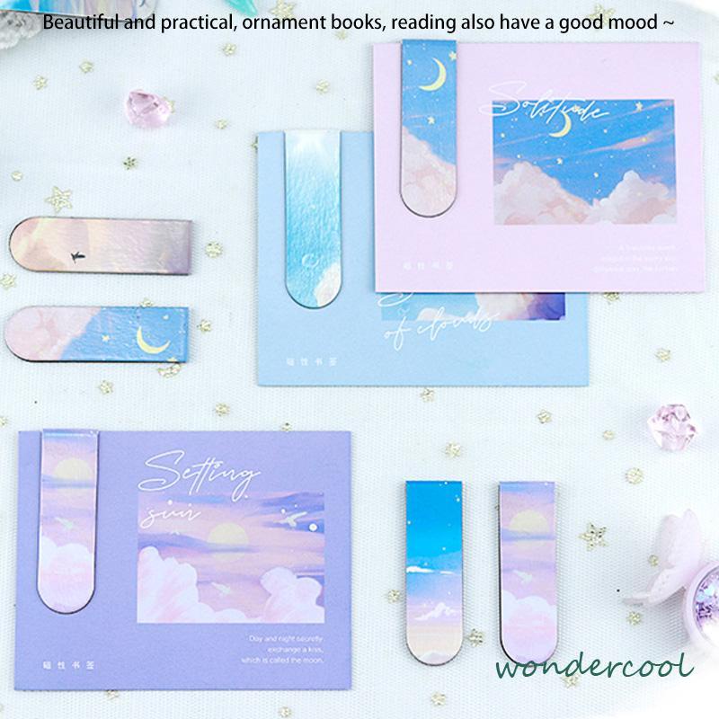 

Lukisan Minyak Kreatif Souvenir Hadiah Magnetik Bookmark Siswa-Won
