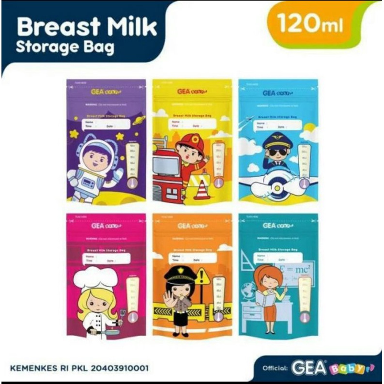 Gea Milk Bag 120ml Profesi Edition