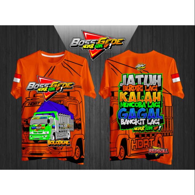 Kaos Truk BOSS GEDE Oren