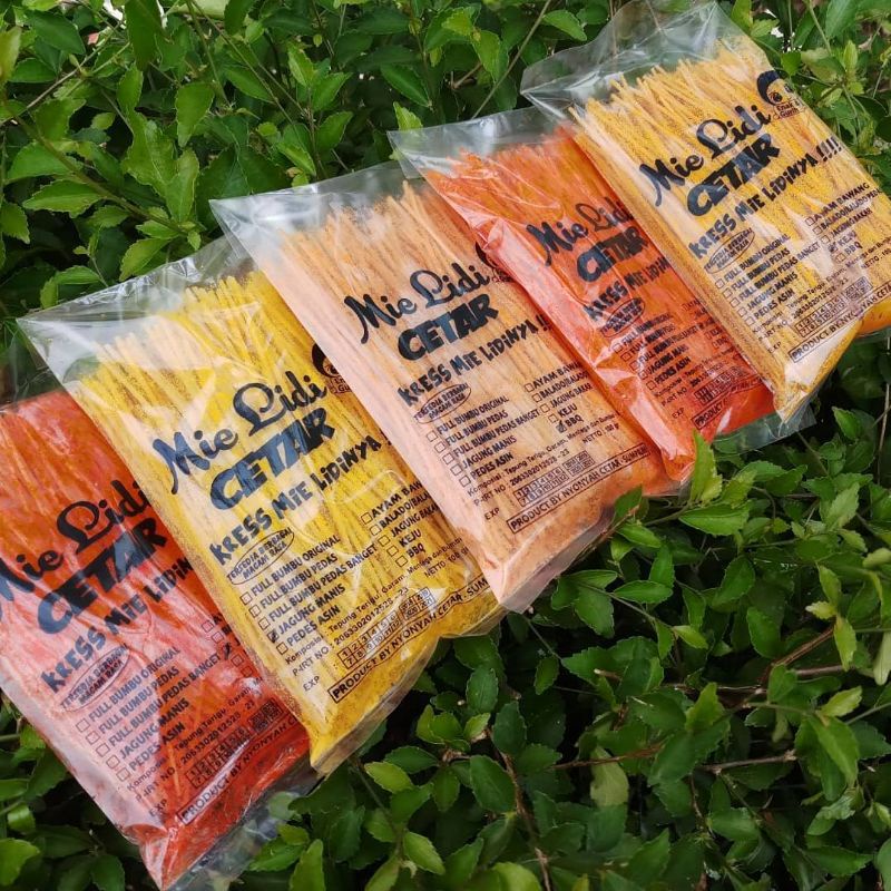 

MIE LIDI BUMBU BASAH CETAR