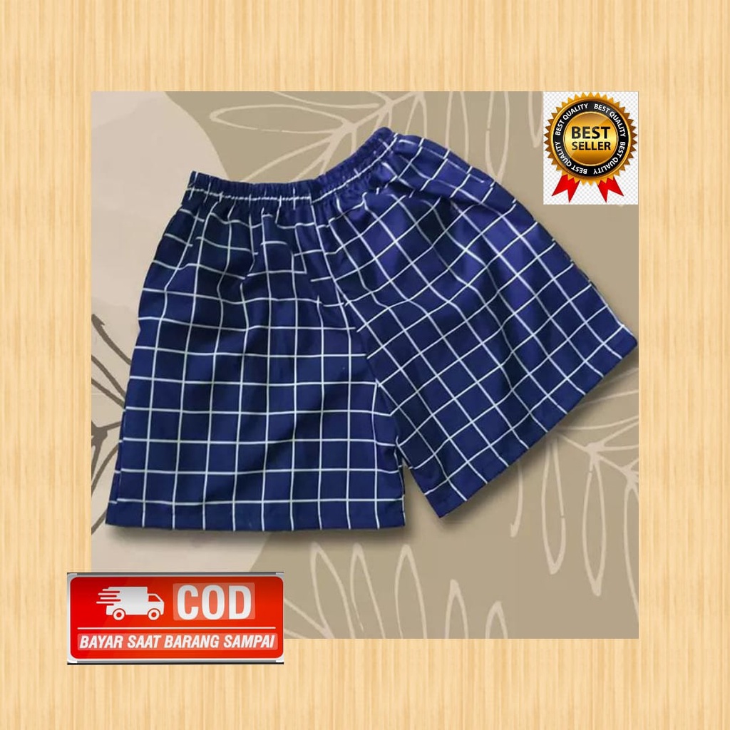 Boxer Pria  Dewasa Motif Kotak-kotak / Celana Pendek Kualitas Distro Terlaris