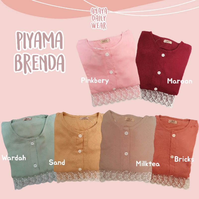Piyama Brenda Daily wear Anaya Hijab (tanpa jilbab)