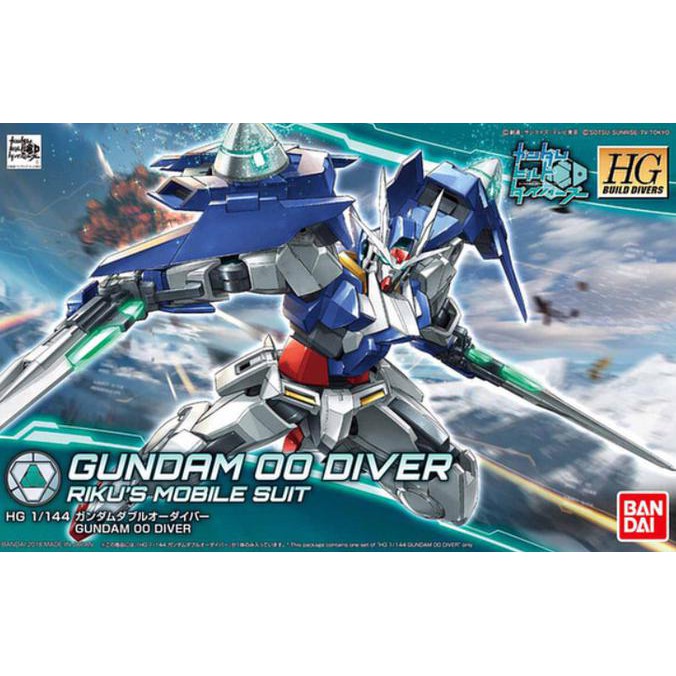 BARANG BERKUALITAS  Bandai oo 00 Diver Gundam HG