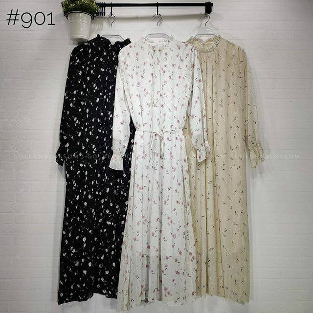 Gamis plisket premium sifon import motif bunga
Kode: #901