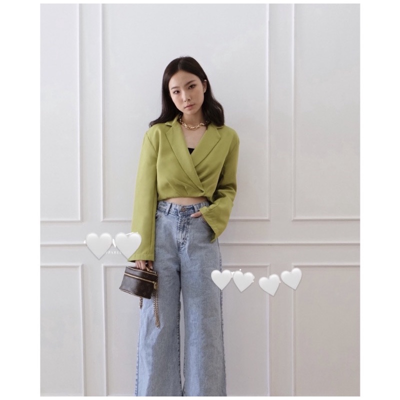 Preloved Crop Blazer