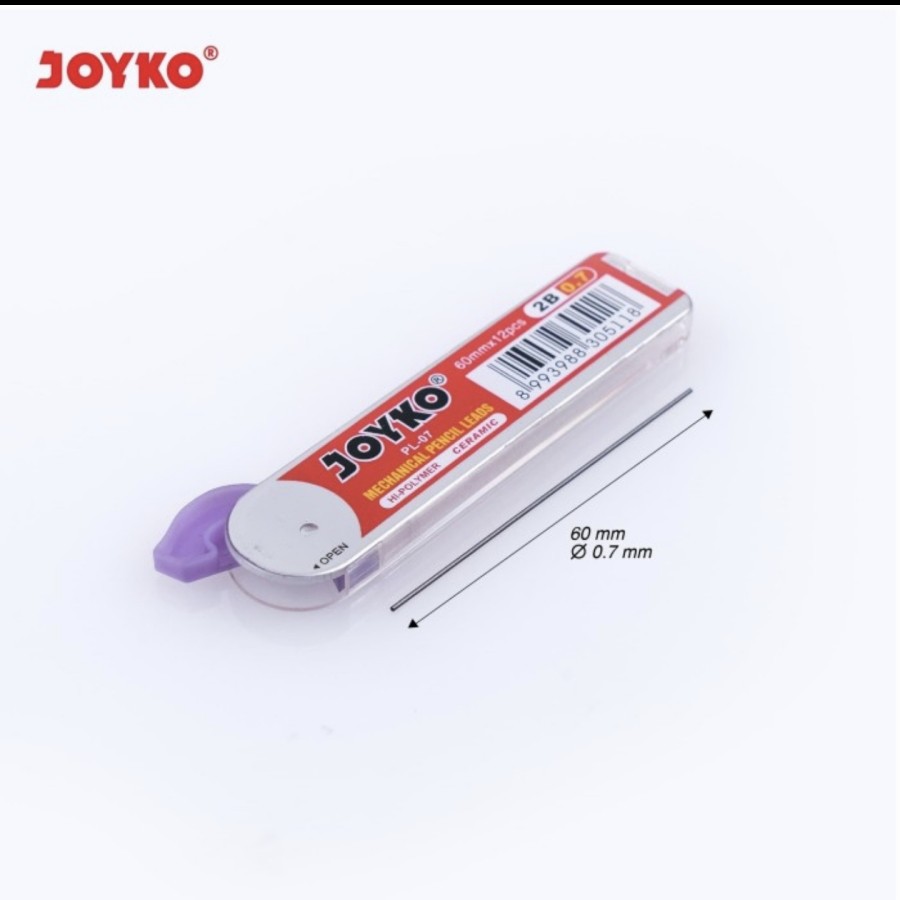 

ISI PENSIL MEKANIK PENCIL LEAD 0.7 2B