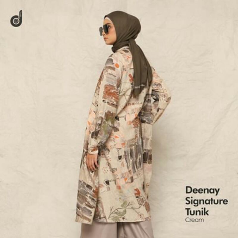 "DEENAY SIGNATURE TUNIK CREAM" BY DEENAY STYLE