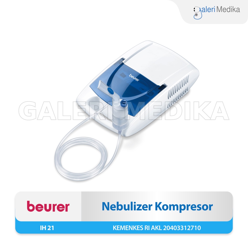 Beurer Nebulizer Compressor IH 21 / IH21 / IH-21 - Alat Terapi Pernapasan / Alat Uap