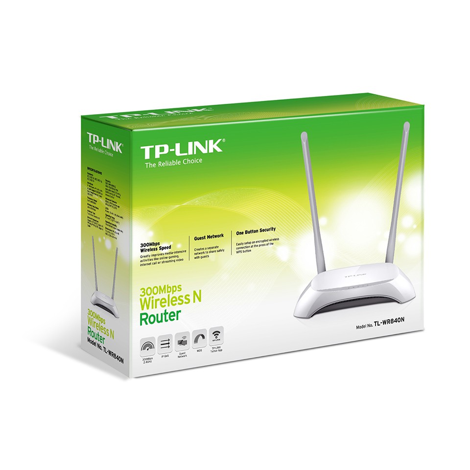 TP LINK TL WR 840N  router wireles