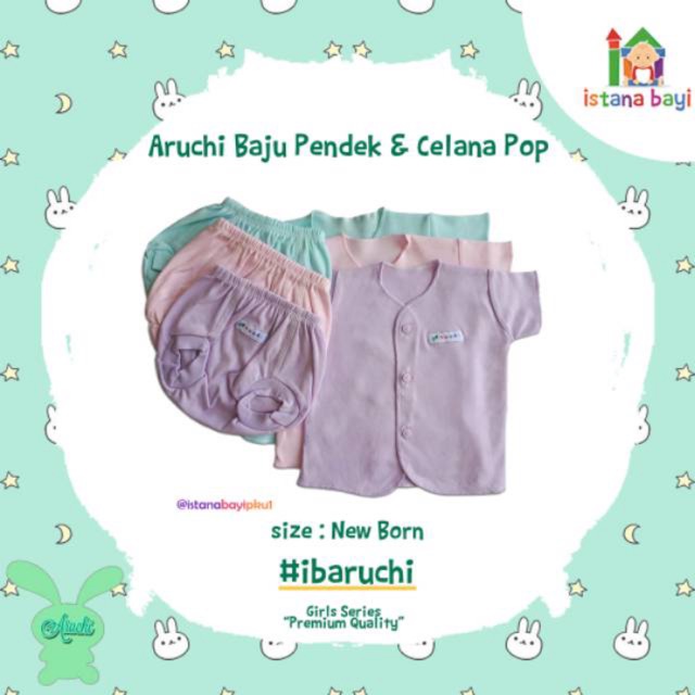 Aruchi Baju Pendek Warna New born Aruchi Baby baju Bayi Aruchi Baju Pendek Warna New born Aruchi Baby baju Bayi