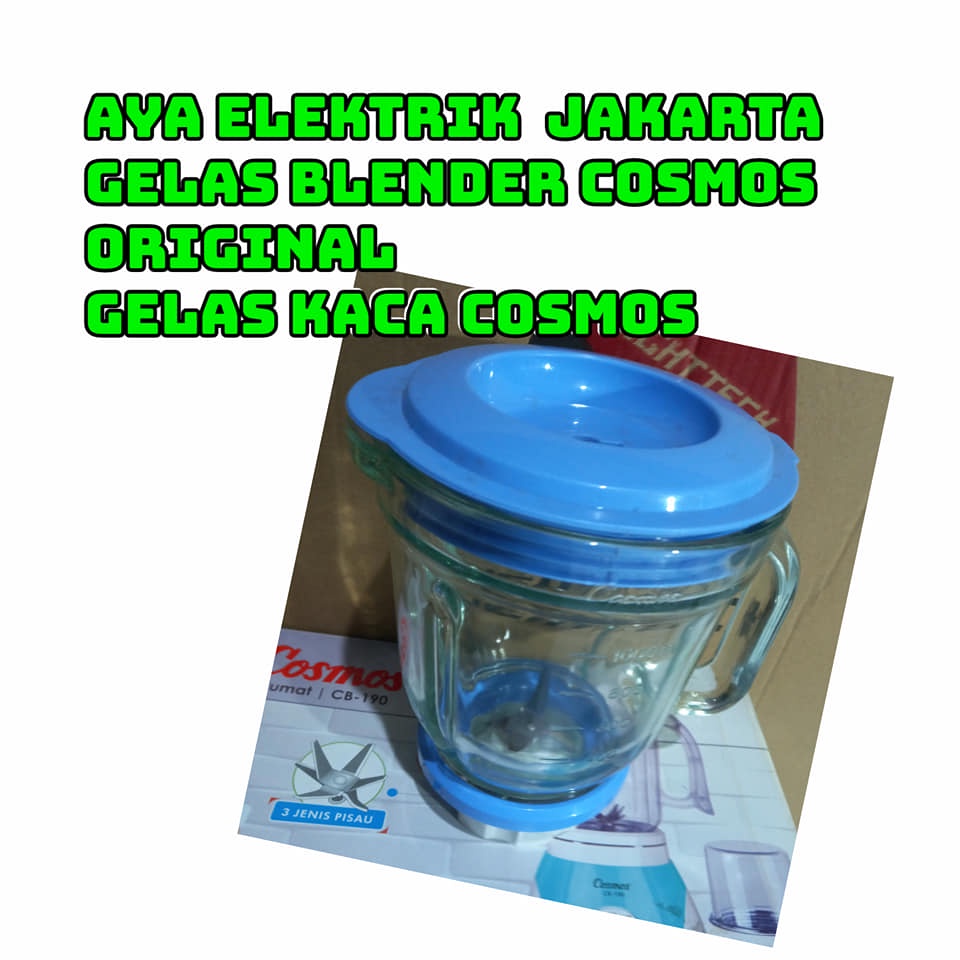 AYABDG gelas blender cosmos CB 171 CB172 kaca original 1 LITER / GELAS BLENDER COSMOS KACA / GELAS B