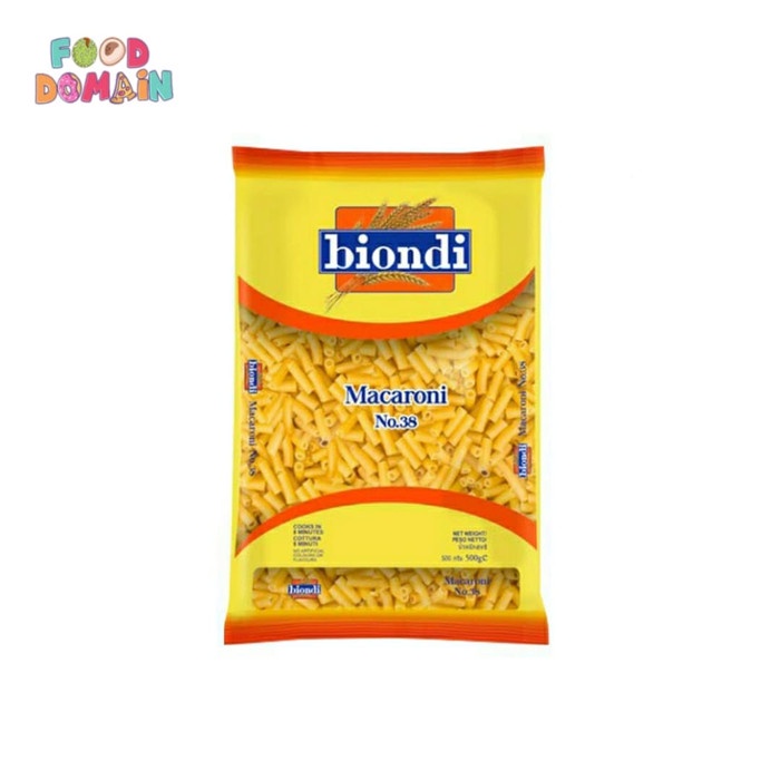 

Pasta Biondi Macaroni No. 38 - 500gr