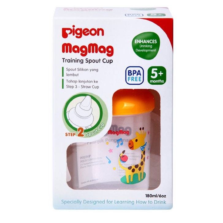 PIGEON Mag Mag Step-2 Spout Cup / Cangkir Minum Bayi TERMURAH 8027