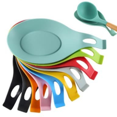 Alas Tatakan Sendok Garpu Spatula Bahan Silicone Tahan Panas