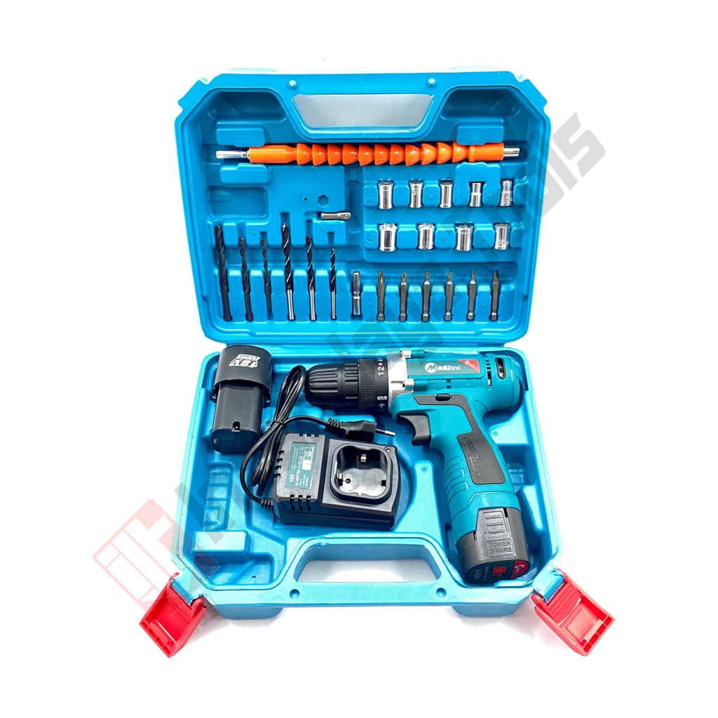 MAILTANK SH189 Cordless Drill Set 18V Beton Impact Baterai Mesin Bor