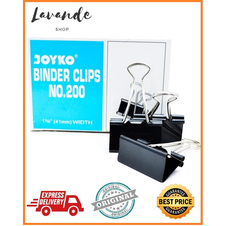 

BINDER CLIP 200 JOYKO MURAH
