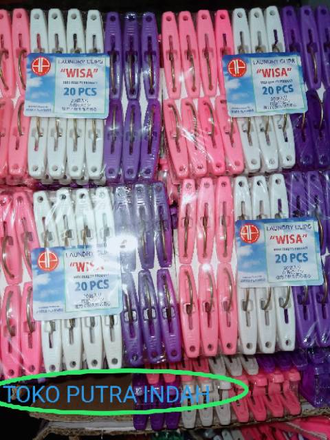 Jepitan Baju Ring / Jepitan Jemuran Laundry Dry Clips(wisa)