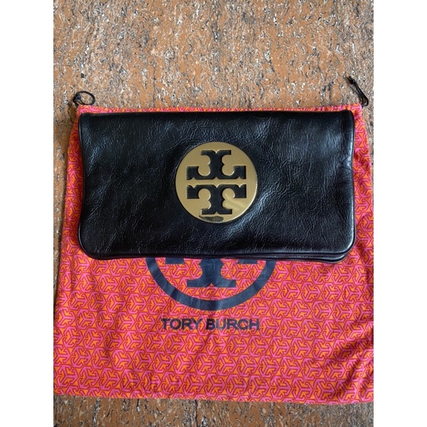 Tory burch leather clutch original
