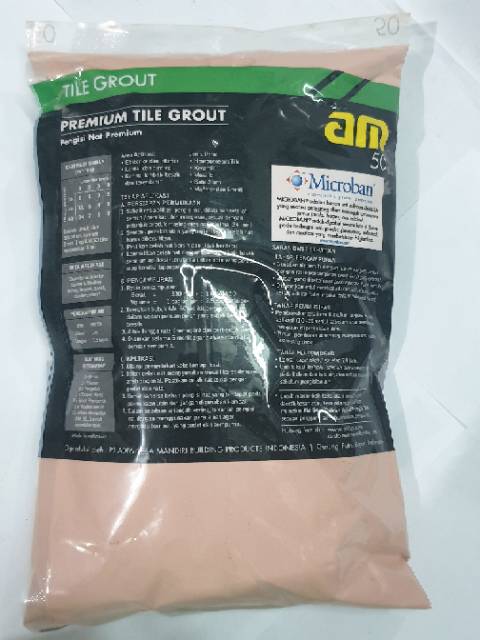 Yuni_Genz Am 50 Semen Nat Keramik. Pengisi Nat. Tile Grout. Semen Warna Smoked Rose/Pink