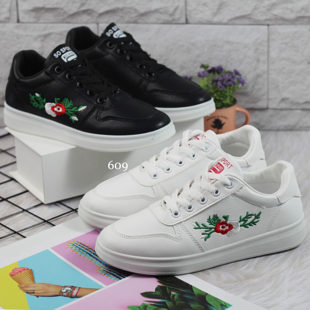 Sepatu Sneakers k609 wanita import realpict