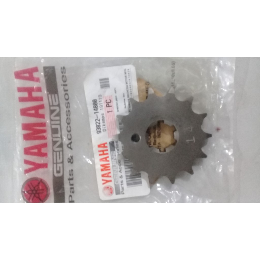 GEAR DEPAN ORIGINAL YAMAHA WR 155, BYSON /SPROCKET DRIVE 93822-14800