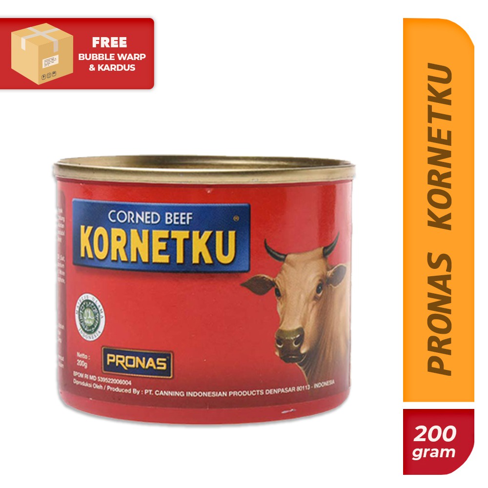 

PRONAS CORNET BEEF/ Pronas Kornet Daging Sapi 200 Gram