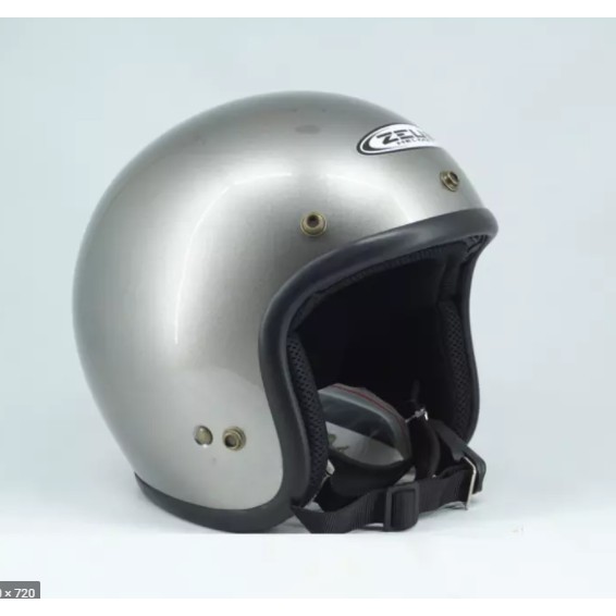 HELM ZEUS RETRO 385 SILVER