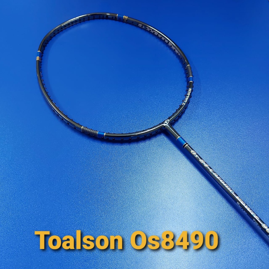 Raket badminton/bulu tangkis toalson os 84 chrome 90