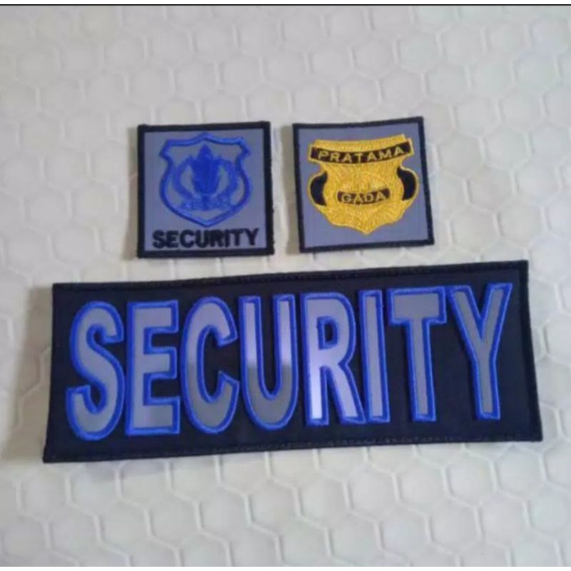LOGO BORDIR SECURITY / SATPAM GADA PRATAMA UNTUK JAKET DAN ROMPI
