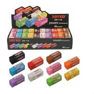 

Penghapus Joyko ER 110 Hapusan Stip Warna Warni