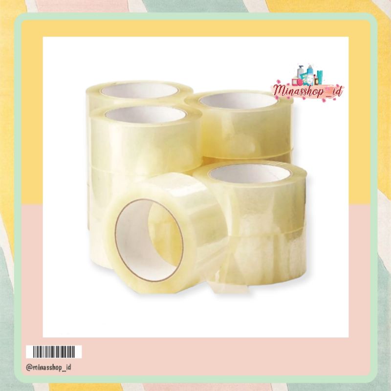 

Lakban besar bening tebal 48 mm x 90 yard