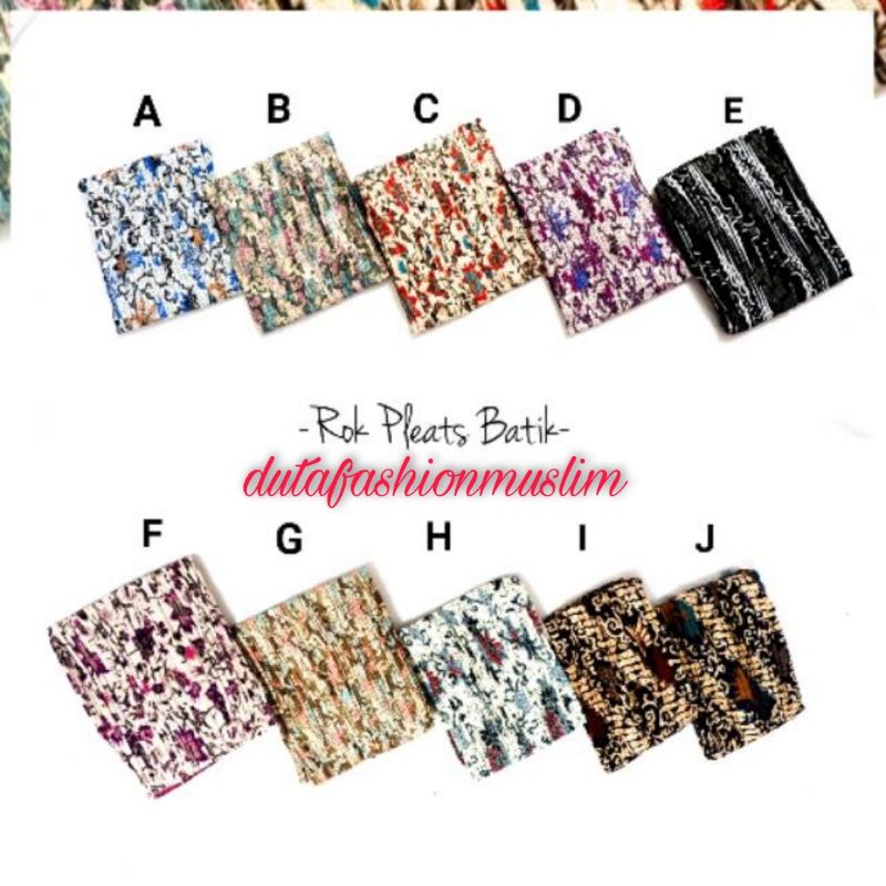 ROK PLISKET BATIK // ROK PLISKET BATIK JUMBO