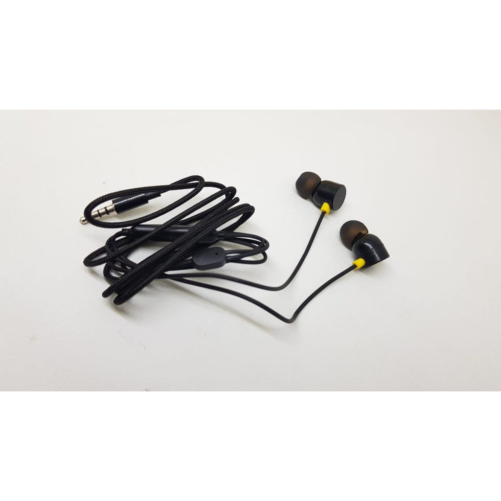 Headset Realme Buds ORIGINAL Handsfree REALME BUDS ORI In Ear Earphone Sporty with Microphone 3.5mm