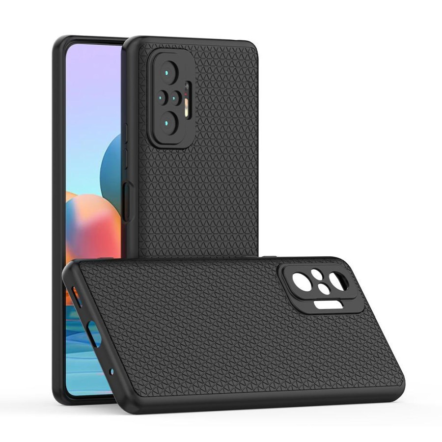 REDMI NOTE 11 NOTE 11 PRO NOTE 11 PRO 5G NOTE 10 NOTE 10S NOTE 10 PRO CASE BLACK REAL FIBER LUXURY SOFTCASE SILIKON HITAM CASING PROTECT CAMERA COVER PELINDUNG KAMERA